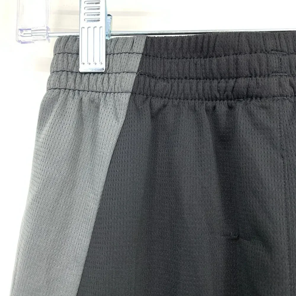 Adidas Basketball Shorts Boys Size Medium Black Gray Logo